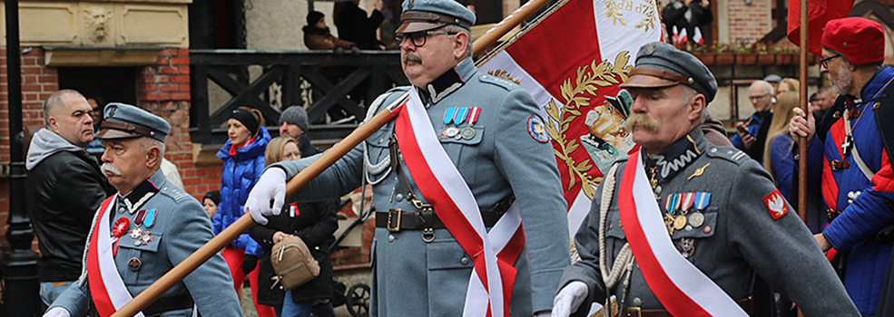 Elblg:Uroczyste obchody 107. rocznicy odzyskania niepodlegoci (zdjcia)