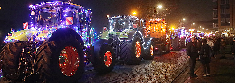 Elblg: witeczne traktory odwiedziy miasto (zobacz zdjcia)