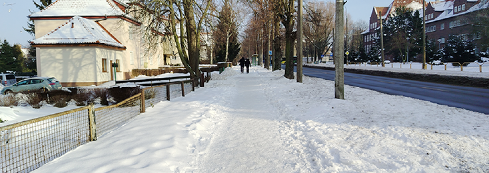 �liskie chodniki, bolesne upadki. W�a�ciciele nieruchomo�ci „zaskoczeni zim�”