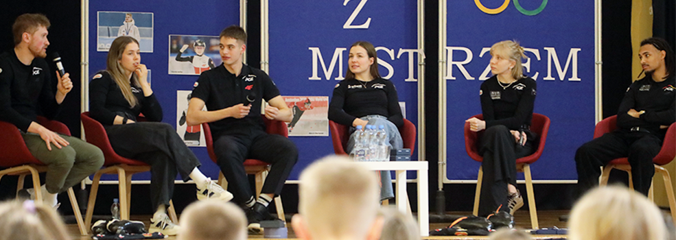 Olimpijczycy spotkali si� z uczniami w Elbl�gu (zobacz zdj�cia)