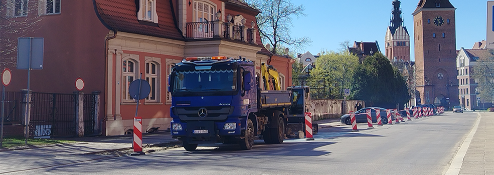 Rozpocz�� si� remont ul. Stoczniowej (zobacz zdj�cia)