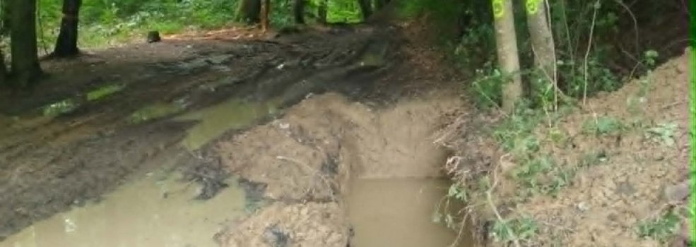 Uwaga! Utrudnienia na ��tym szlaku w pobli�u G�ry Chrobrego