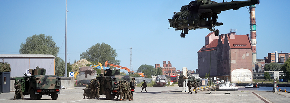 Apache nad miastem. Wojskowe manewry w elbl�skim porcie (zdj�cia!)  