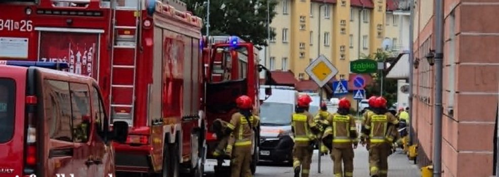 Wyciek gazu na S�onecznej. Ulica zosta�a zamkni�ta do odwo�ania