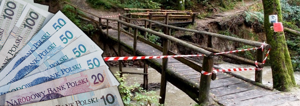 Dziewi�� lat po powodzi Mostka Elew�w nadal nie odbudowano?