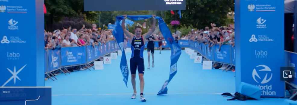 Mistrzem Europy w Triathlonie zosta� Milan Lariviere