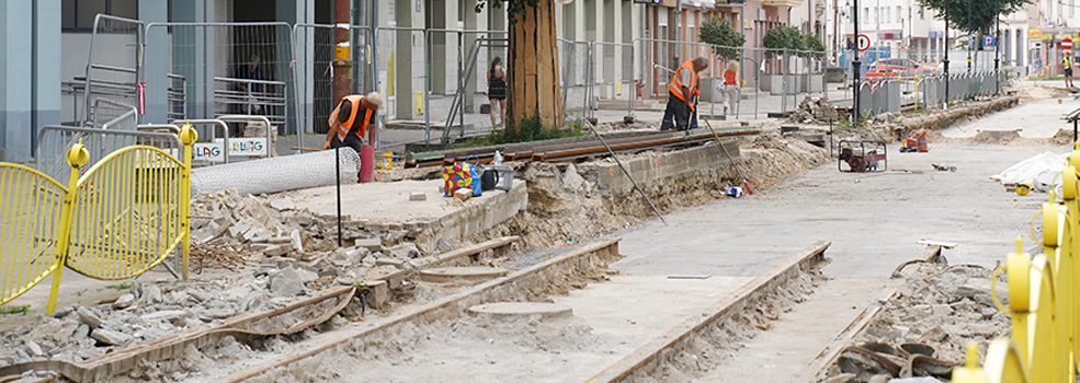  Zobacz, jak wygl�da remont torowiska przy 1 Maja (zdj�cia)