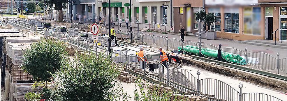 Co dzieje si� na 1 Maja? Remont torowiska wci�� trwa (zobacz zdj�cia!)