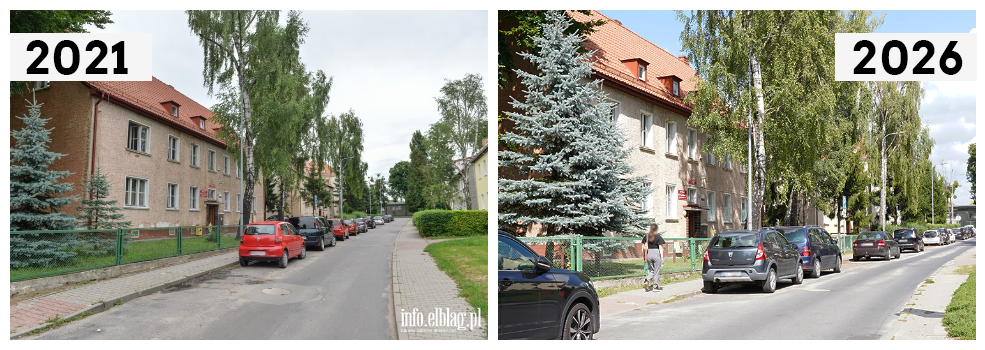 Odwiedzamy elbl�skie ulice.Czy w ci�gu 5 lat zmieni�a si� ul. Fryderyka Chopina?