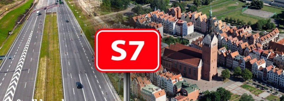 B�d� utrudnienia na S7.Zostanie zamkni�ty m.in.wjazd do Elbl�ga od strony Gda�ka
