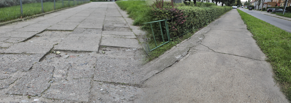 DZD ocenia: remont chodnika - tak, pochylnia dla w�zk�w inwalidzkich - nie