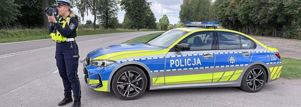 Policyjna akcja „Pr�dko��” w Elbl�gu. 86 wykrocze�, 74 mandaty