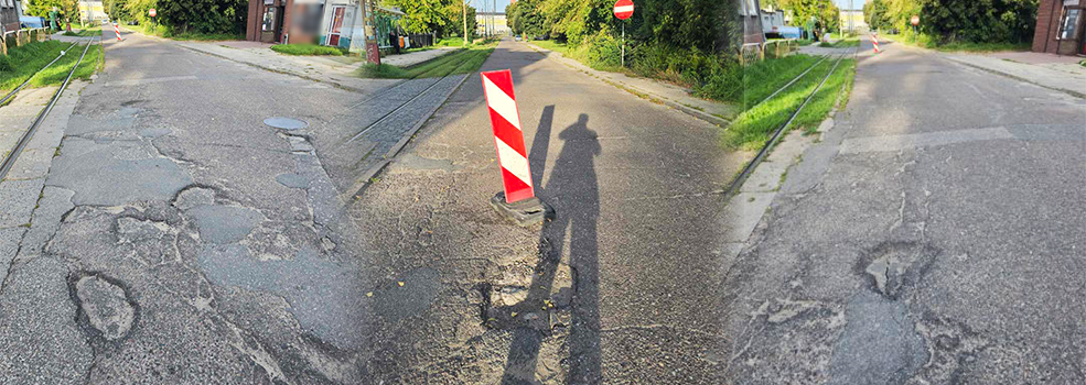 "Wdzi�czno�� mieszka�c�w by�aby ogromna, gdyby te dziury zosta�y za�atane"