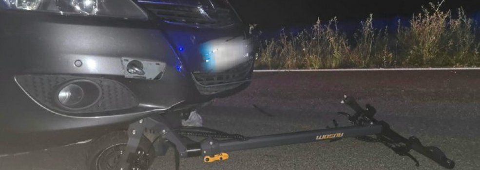 Tragiczny wypadek pod Elbl�giem. Zgin�� 15-latek na hulajnodze