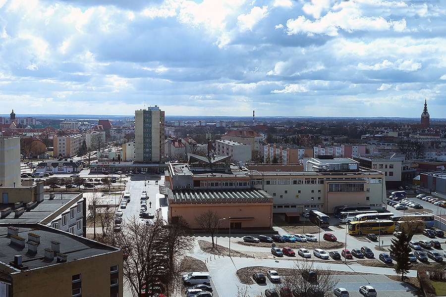 Widok z okna nowe sadu.